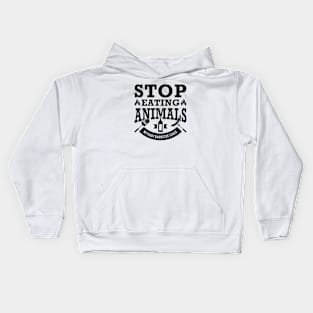 Stop Eating Animals Kids Hoodie